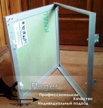 Алюминиевые смотровые люки в стене под покраску